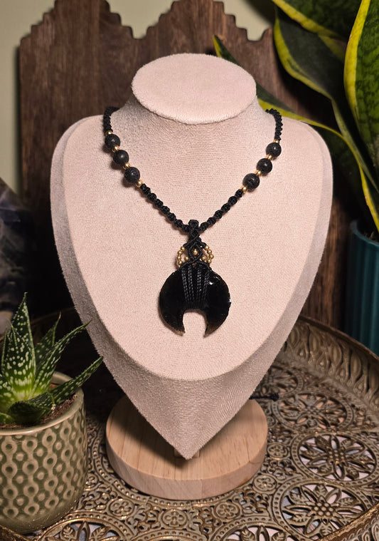 Obsidian moon