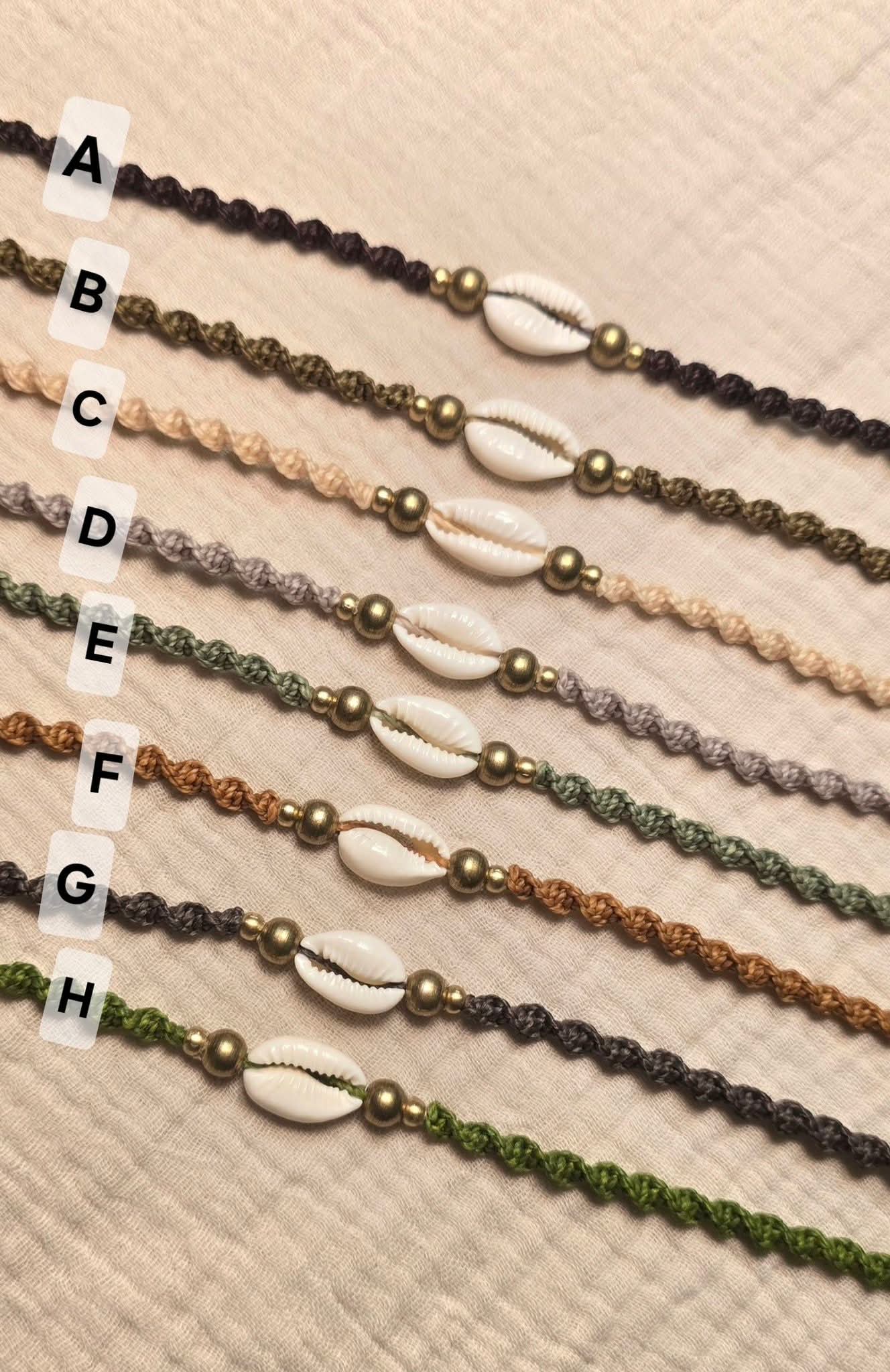 Cowrie shell bracelet I