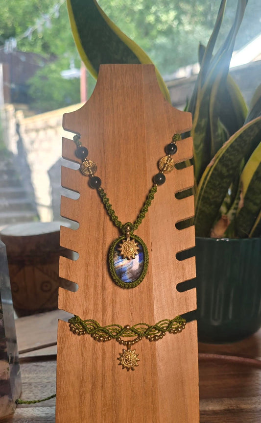 Labradorite necklace