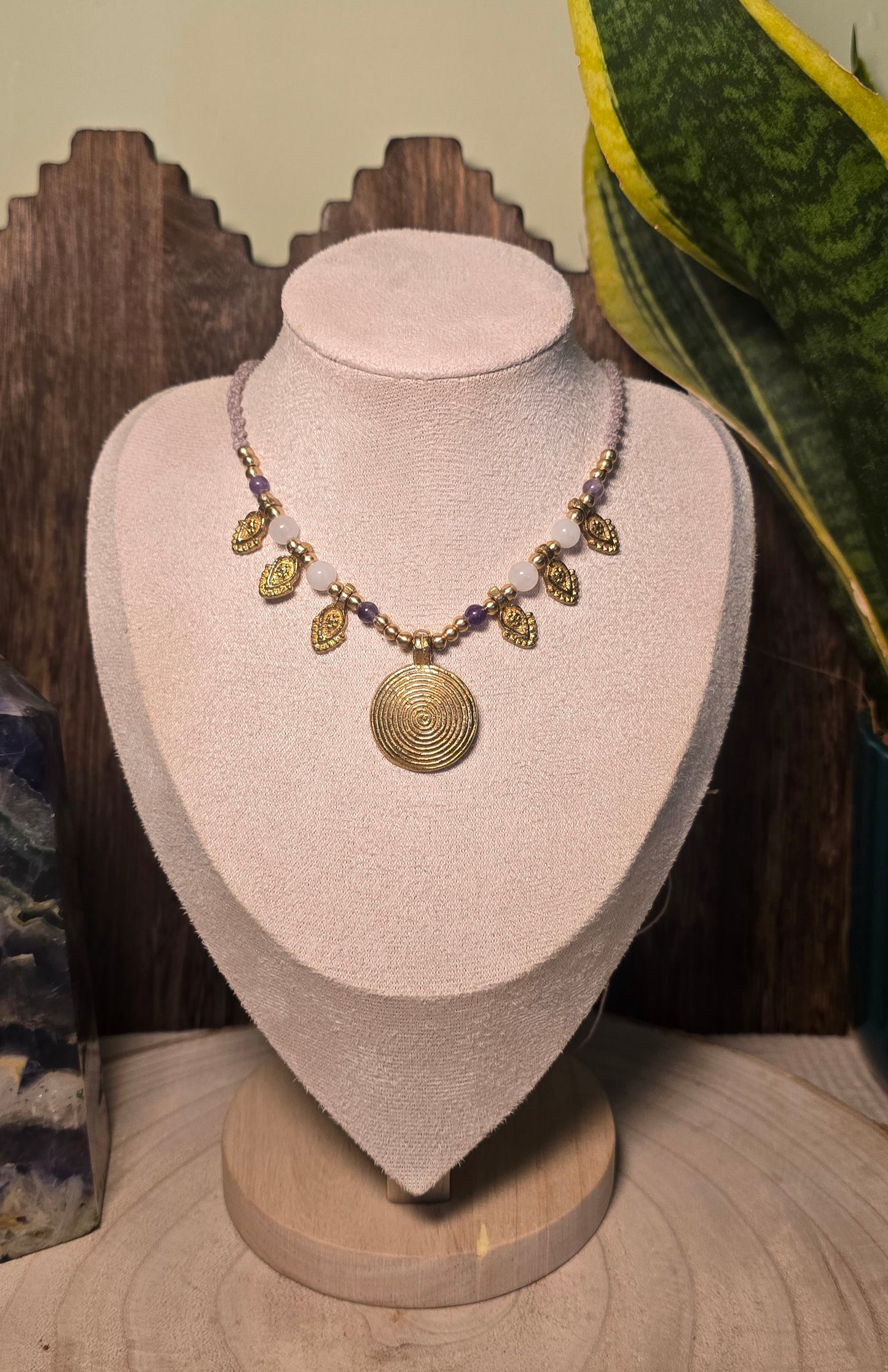 Ivory spiral pendant