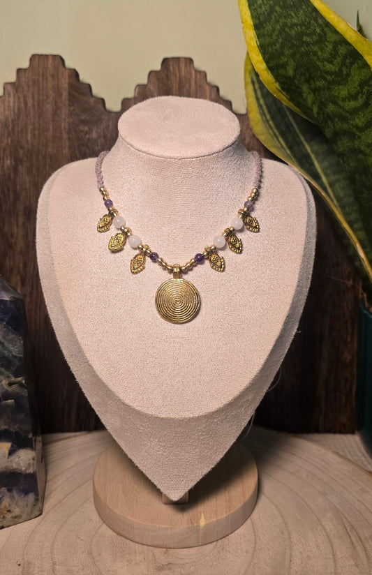 Ivory spiral pendant